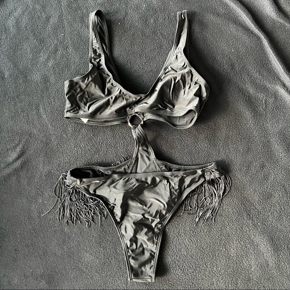 Fringe cut out monokini one piece - Picture 5 of 5